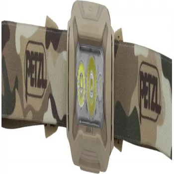 Galvenais lukturis Petzl ARIA 2 RGB camo — atkārtoti lādējams galvenais lukturis, regulējams stars, RGB režīmi (E070BB01)
