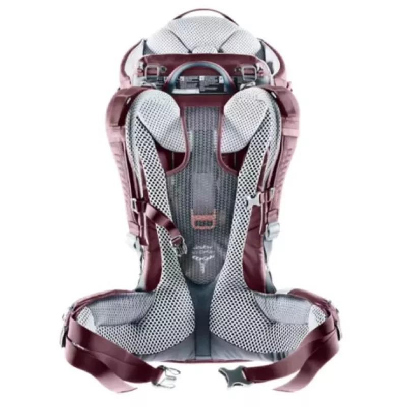 Deuter Kid Comfort zīdaiņu nesējsoma, poliamīds, sarkana