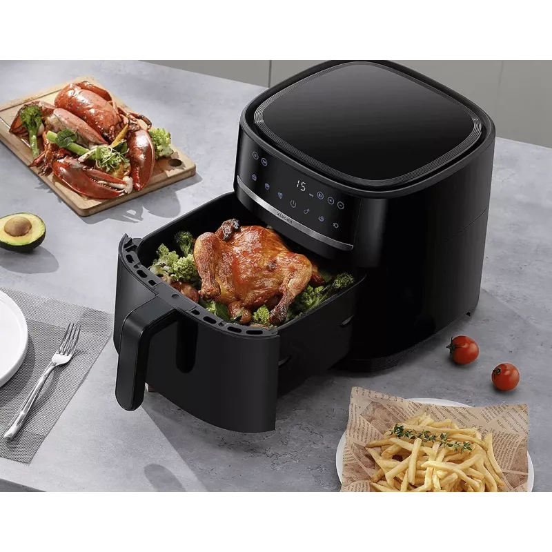 Xiaomi gaisa fritieris 6L MAF08 Vienvietīgā 1500 W karstā gaisa fritieris, melns