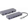 Laptop Dock S/CONN 14-05028 Wired USB 3.2 Gen 1 Type-C pelēka