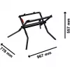 Transporta un darba galds Bosch GTA 571 Professional galda zāģiem GTS 70-216 un GTS 18V-70 (melns)