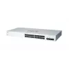 Pārvaldāms L2 Gigabitu Ethernet slēdzis Cisco CBS220-24T-4G — 24x 10/100/1000 RJ-45, 4x SFP, 1U, 56 Gbit/s