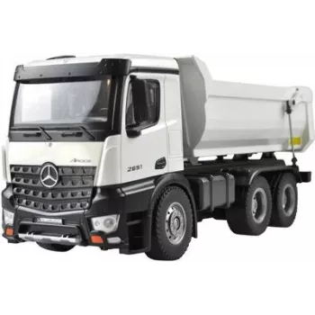 Amewi Mercedes Arocs - dump truck - Electric Motor - Ready-to-Run (RTR) - Melns - White - Metal - boys (22413)