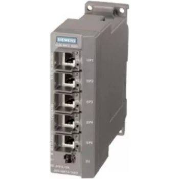 Siemens 6GK5005-0BA10-1AA36GK50050BA101AA3 SCALANCE X005 IE Entry - slēdzis - 0,1 Gbps