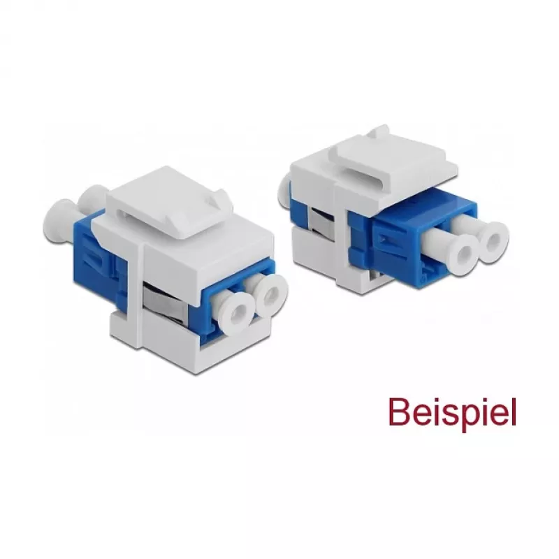 Keystone vāciņš DeLOCK 86807 balts optisko šķiedru savienotājiem 10 gab.
