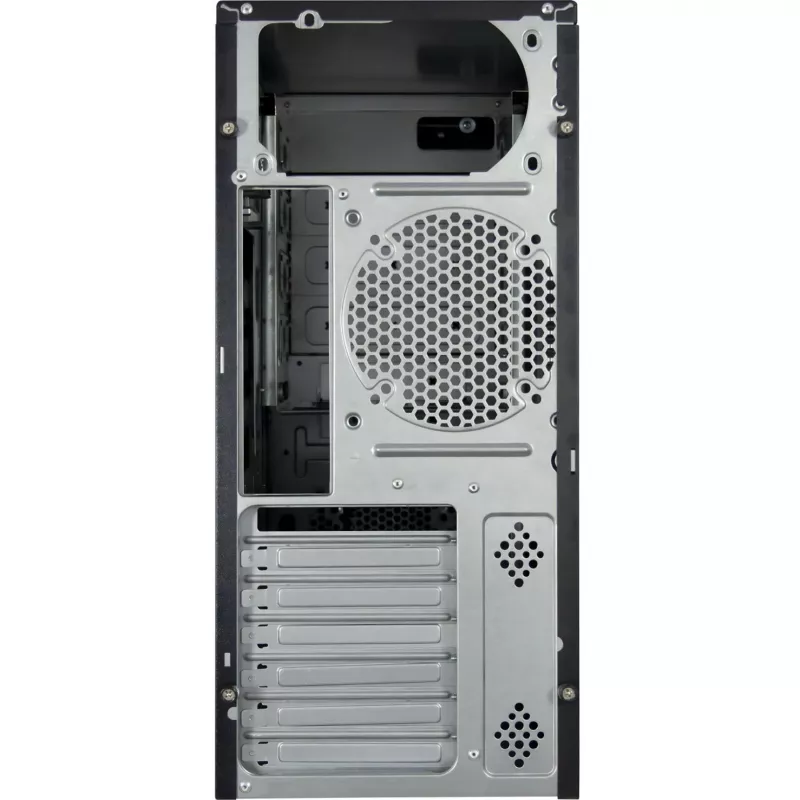 Datora korpuss Inter-Tech ATX IT-8862 Plaid, melnā krāsā