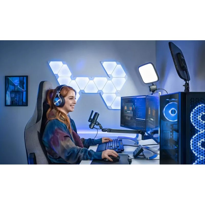 Mikrofona statīva svira Elgato Wave Mic Arm Low Profile — regulējama zema profila izlice studijai un straumēšanai