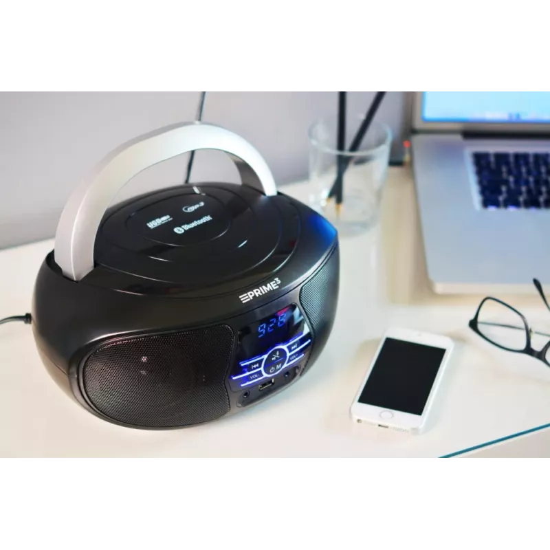 Portatīvais Bluetooth skaļrunis PRIME3 ABB11BT ar iebūvētu mikrofonu, bezvadu audio atskaņošana