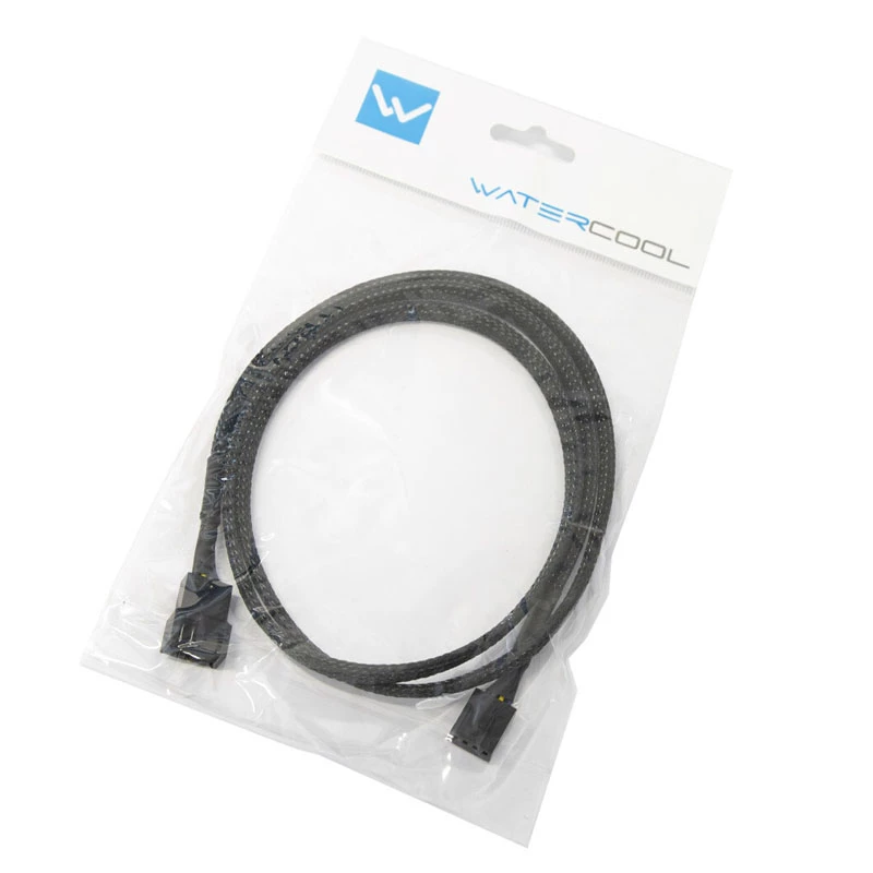 Watercool 4-Pin PWM pagarinātājs, melns - 90 cm