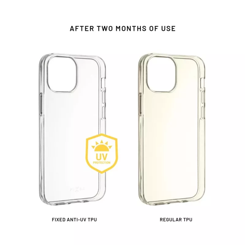 Fixed Story AntiUV | Aizmugurējais vāciņš | Xiaomi | 15 | TPU | Caurspīdīgs