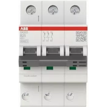 ABB Aizsargslēdzis SX203-B25 Flexline B-Char.6kA 25A 3P (2CDS253003R0255)