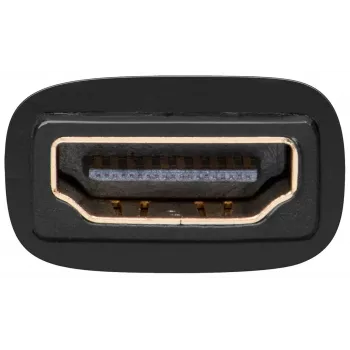 Wentronic Goobay HDMI™ / DVI-I adapteris, HDMI standarta ligzda (A tips), melns - 19-pin HDMI™ ligzda > DVI (24+5) ligzda (68690)