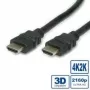 VALUE HDMI Ultra HD ar Ethernet - Video/Audio/Tīkla kabelis - HDMI - HDMI, 19 kontaktu (V) - HDMI, 19 kontaktu (V) - 3 m - Dubultā izolācija - Melns (11.99.5682)