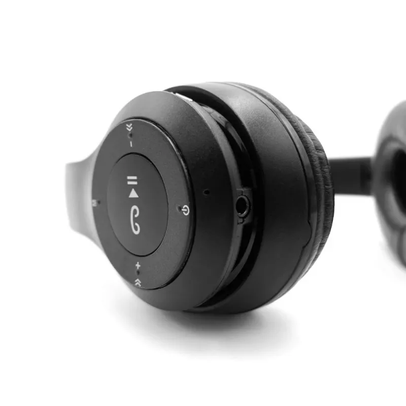 MEDIA-TECH EPSILION BT MT3591 Bezvadu austiņas Bluetooth 4.2 Mikrofons Radio FM Melna