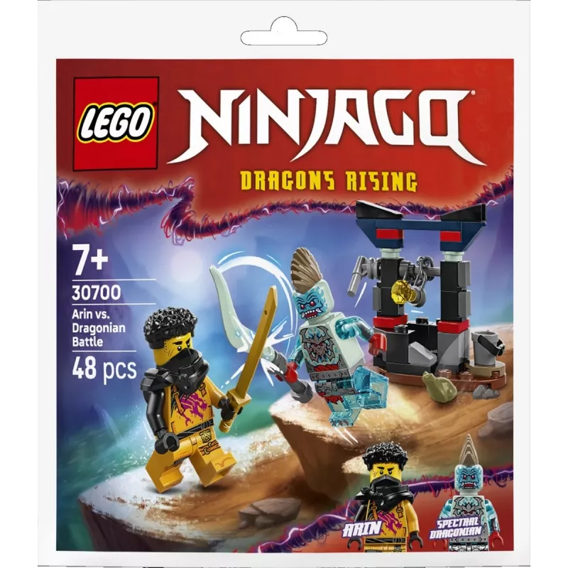 Konstrukciju rotaļlieta LEGO komplekts 30700 Arin's Battle with the Dragon Man polimaisiņš (mini komplekts)