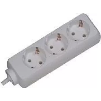 Barošanas pagarinātājs Bachmann 3x Schuko H05VV-F 3G 1.50mm² 16A/3680W 3m