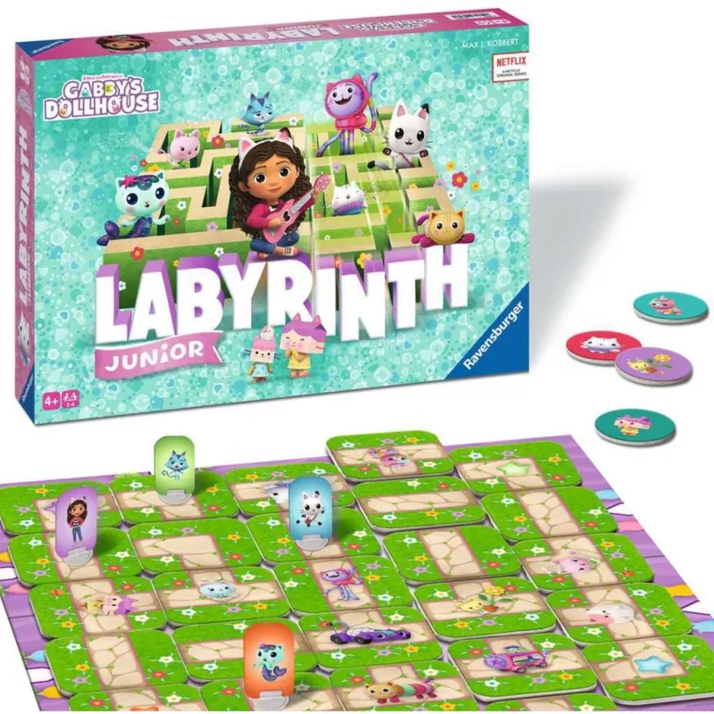 Gabby's Dollhouse Junior Labyrinth, galda spēle