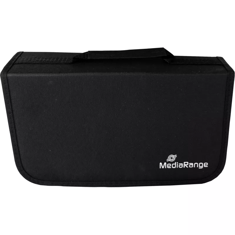 Wallet case MediaRange BOX55 for 96 discs Melns