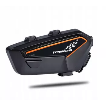 Austiņas FreedConn F1 V2 EU — Bluetooth 5.2, IP65, 1100 mAh akumulators, līdz 48 h sarunu laiks, FM radio, mikrofons, klips
