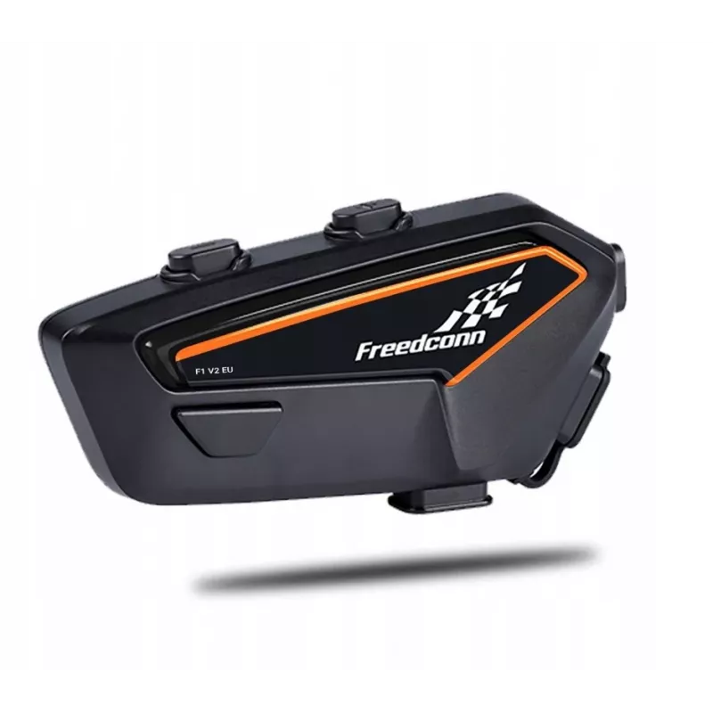 Austiņas FreedConn F1 V2 EU — Bluetooth 5.2, IP65, 1100 mAh akumulators, līdz 48 h sarunu laiks, FM radio, mikrofons, klips