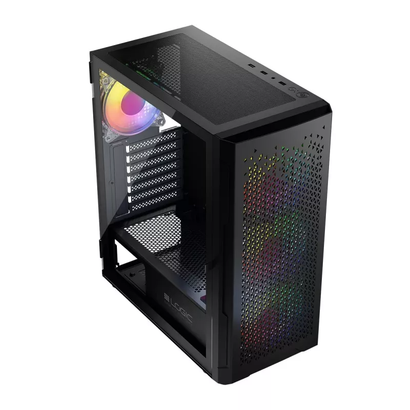 Logic ARAMIS ARGB MINIDI USB 3.0 korpuss melns