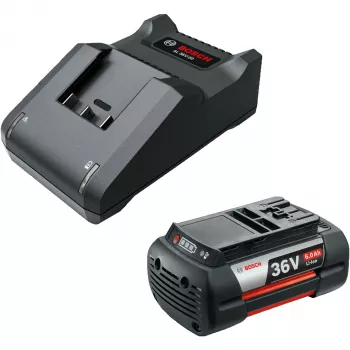 Akumulatora startera komplekts Bosch GBA 36V 6.0Ah ar AL 36V-20 lādētāju, melns