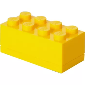 LEGO pusdienu konteiners Room Copenhagen 4012 — polipropilēns (PP), dzeltens, 92×46×43 mm, 1 gab.