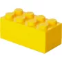 LEGO pusdienu konteiners Room Copenhagen 4012 — polipropilēns (PP), dzeltens, 92×46×43 mm, 1 gab.