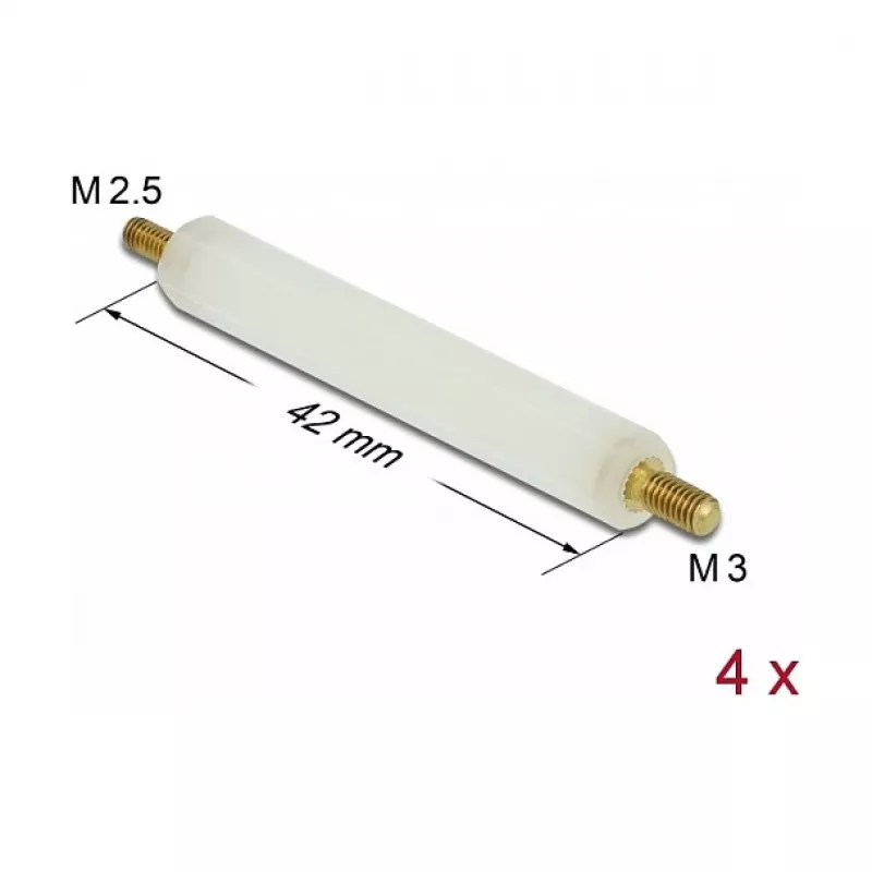 Montāžas komplekts DeLOCK 60238 dabīga plastmasa