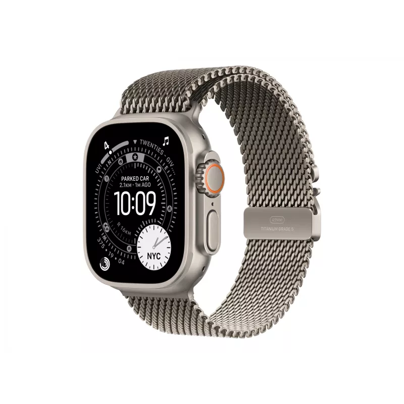 Apple MGHP4ZM/A viedierīču aproce, dabīgais titāns, 49 mm