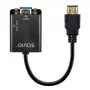 Adapter HDMI-VGA ar Audio AK-76 Savio SAVAK-76