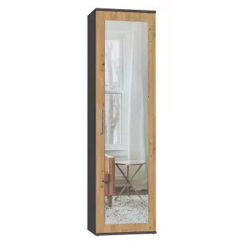 Top e shop DUO SZAFA ANT/ART KP — 1 durvis, 2 plaukti, 500×350×1800 mm