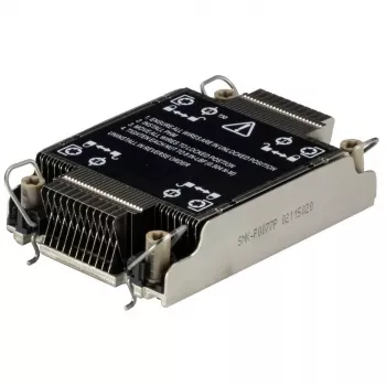 Supermicro SNK-P0077P datora dzesēšanas sistēma Procesora radiators Melns, Nerūsējošais tērauds