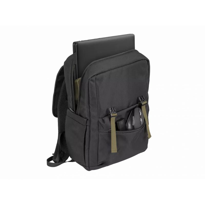 Mugursoma NATEC Niala Hunter zaļa 39.6 cm 15.6 collas Melna 1 nodalījums 2 priekšējās kabatas