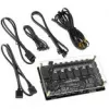 Lamptron Auto-Controller CT630 PWM ARGB — kompakts PWM ARGB ventilatora/kontrolieris, melns