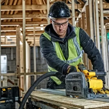 DEWALT DCS520T2 pārnēsājamais ripzāģis 54V 2x XR FLEXVOLT 6Ah TSTAK melns, dzeltens