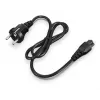 Strāvas adapteris Lenovo GX20Z46306 klēpjdatoriem, 100–240 V ieeja, 2,5 A, 50–60 Hz, noņemami savienotāji, melns