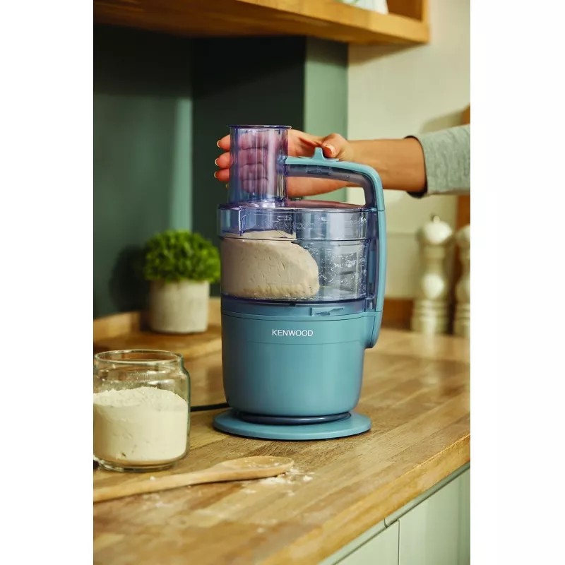Virtuves kombains Kenwood FDP23.140GY MultiPro Go — kompakts portatīvs smalcinātājs, pelēks