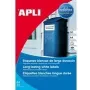 Printera uzlīmes APLI 01228 balts poliesteris A4 210x297mm 20 loksnes