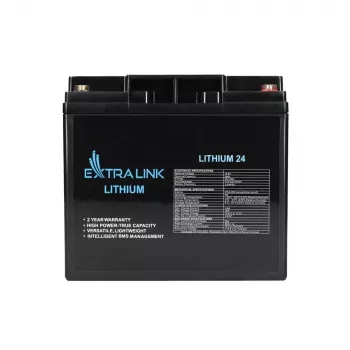 Extralink uzlādējamā baterija LiFePO4 24000 mAh 12.8 V