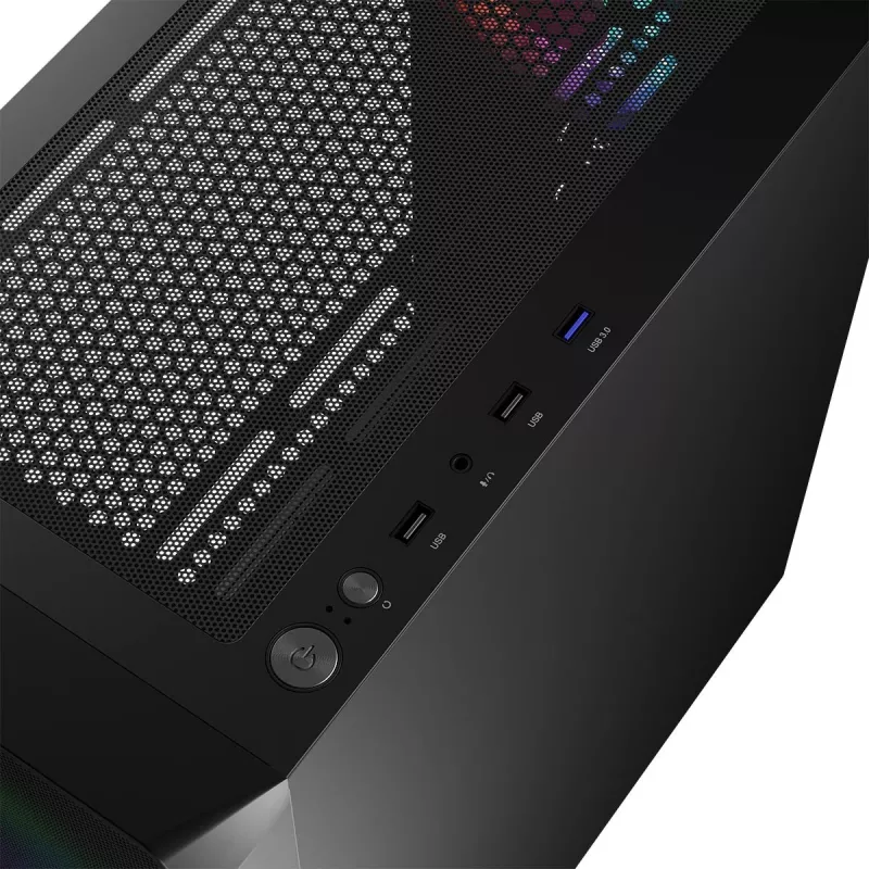 Datora korpuss Logic Concept Portos ARGB ATX melns
