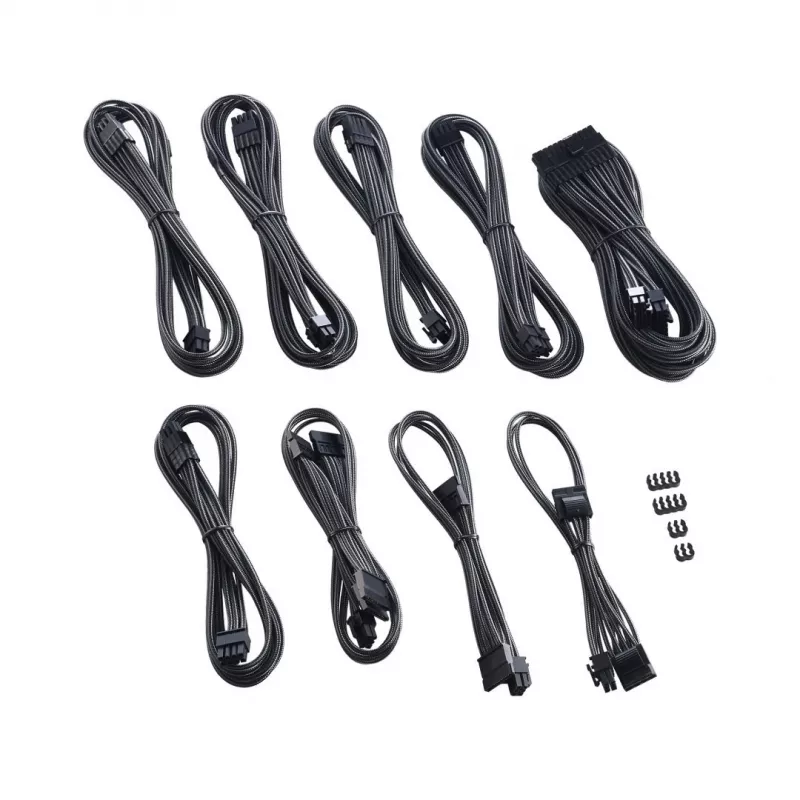 Iekšējais strāvas kabelis Cablemod CM-PCSI-FKIT-NKC-R Carbon uzticama strāvas padeve