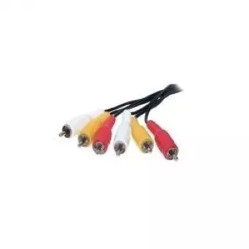 Audio kabelis ShiverPeaks BASIC-S 3x RCA - 3x RCA 5,0 m