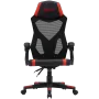 Canyon MCH01 - Flow - ergonomisks spēļu krēsls - melns un sarkans