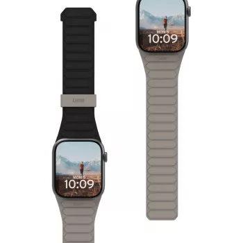 UAG Urban Armor Gear Pathfinder Strap | Apple Watch 38/40/41mm | melns/titāna | 194160114036 (194160114036)