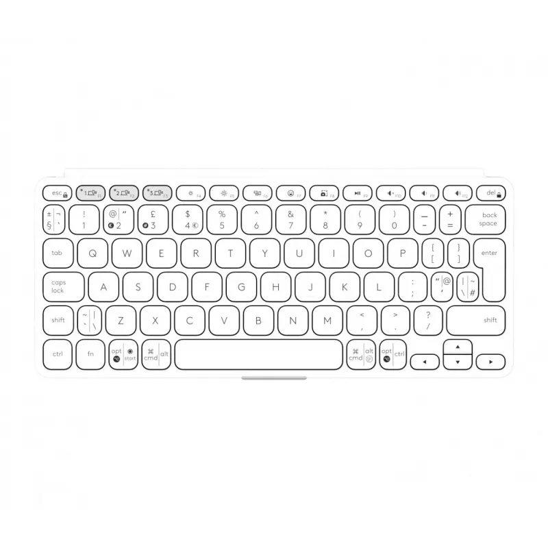 Logitech Keys-To-Go 2 klaviatūra Universāla Bluetooth QWERTY US International Balta