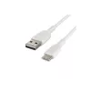 Belkin CAB001BT1MWH2PK USB kabelis, balts