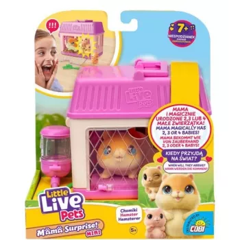 Interaktīvā rotaļlieta Cobi Little Live Pets Mama Surprise Mini Hamster MO-26626, maza kolekcionējama figūriņa