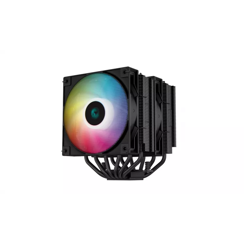 DeepCool AG620 BK ARGB procesora gaisa dzesētājs 12 cm Melns, Balts 1 gab.
