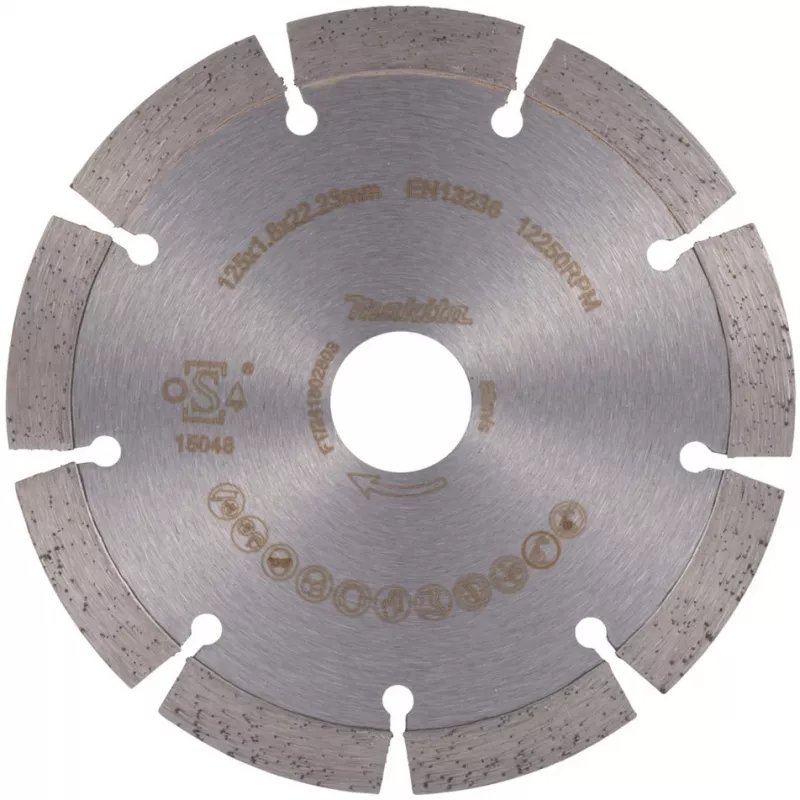 Dimanta griešanas asmens Makita D-80086 125 mm diametrs 22,23 mm urbums